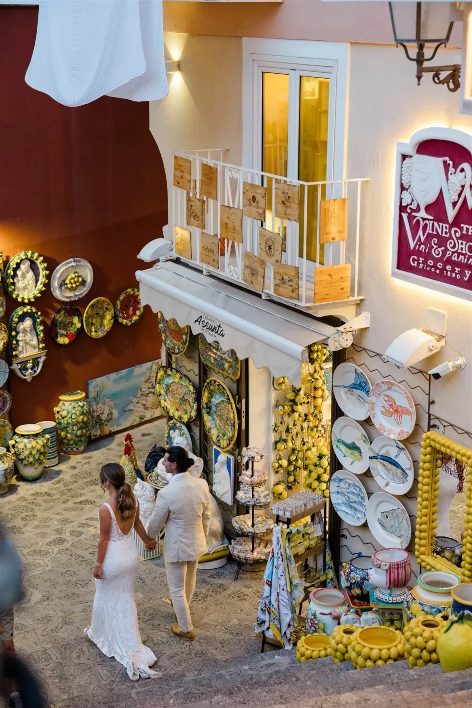 Elopement wedding in Positano, Italy, photographed by House of Love