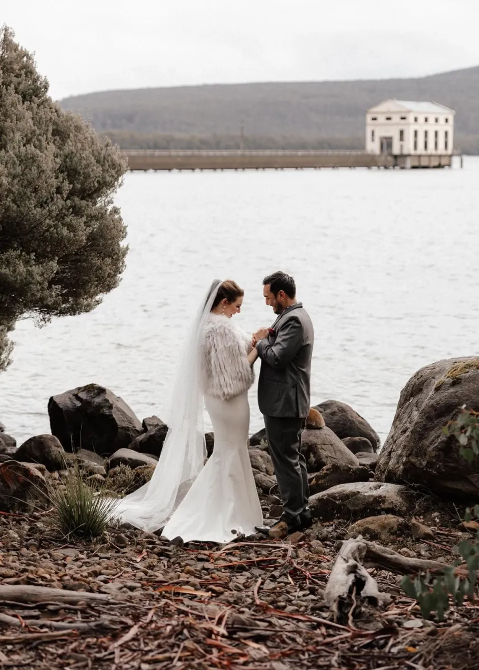 Pumphouse Point for Sarah and Jono's Tasmanian Elopement — photograph 35