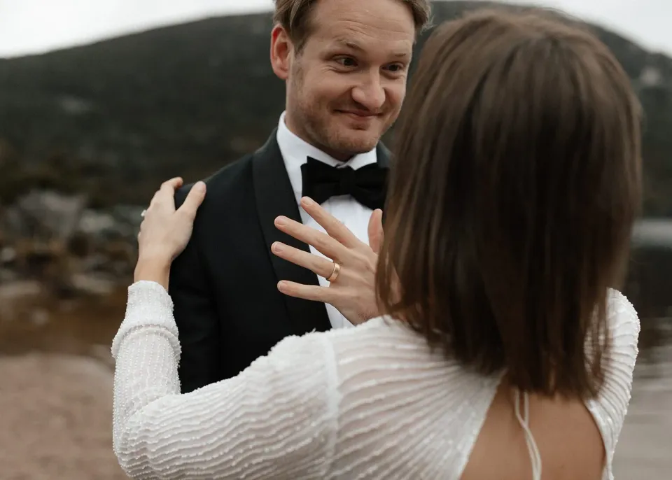 April and Josh in Cradle Mountain — photograph 16