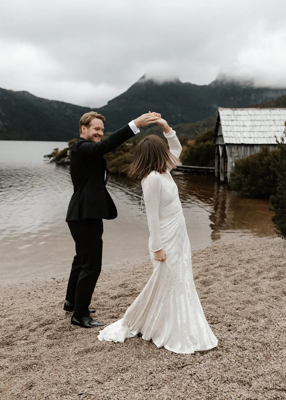 April and Josh in Cradle Mountain — photograph 17