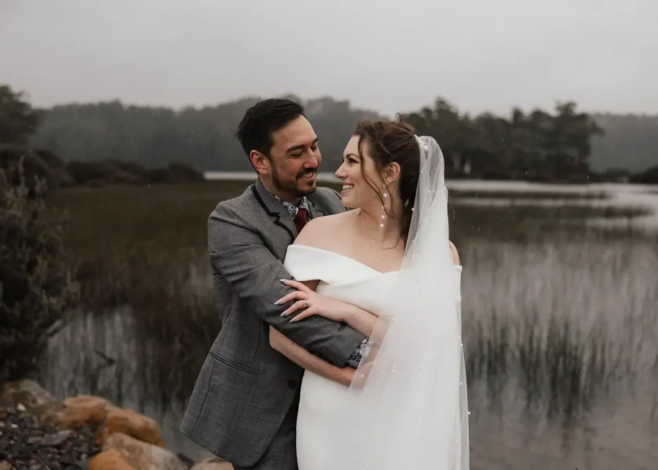 Pumphouse Point for Sarah and Jono's Tasmanian Elopement — photograph 45