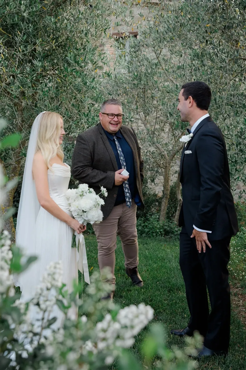 Josh Withers wedding celebrant in Tuscany