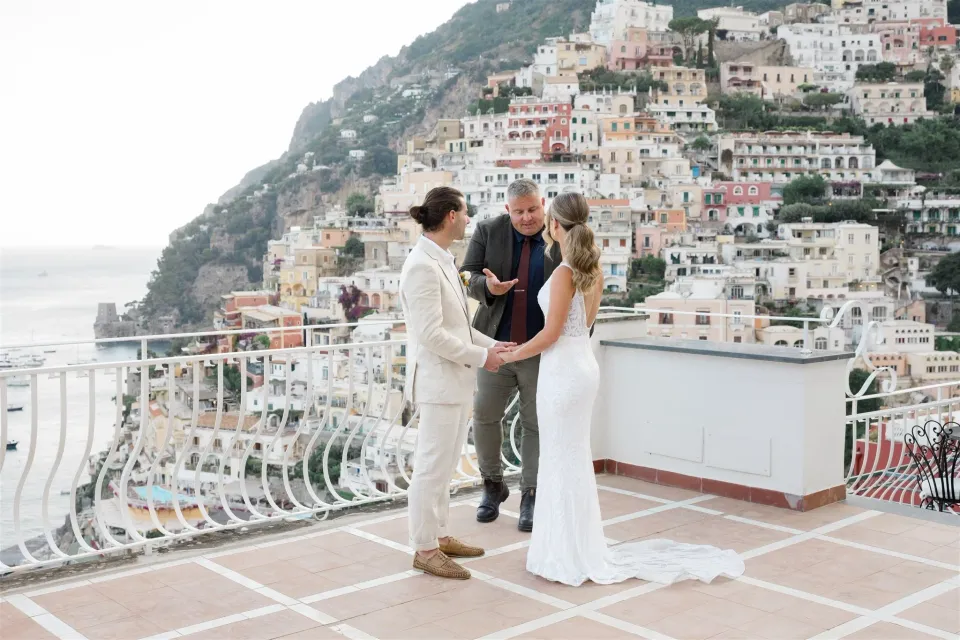 Positano wedding celebrant Josh Withers