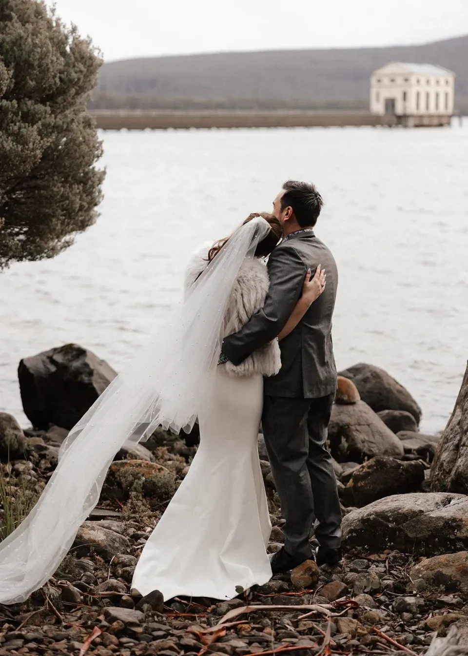 Pumphouse Point for Sarah and Jono's Tasmanian Elopement — photograph 30