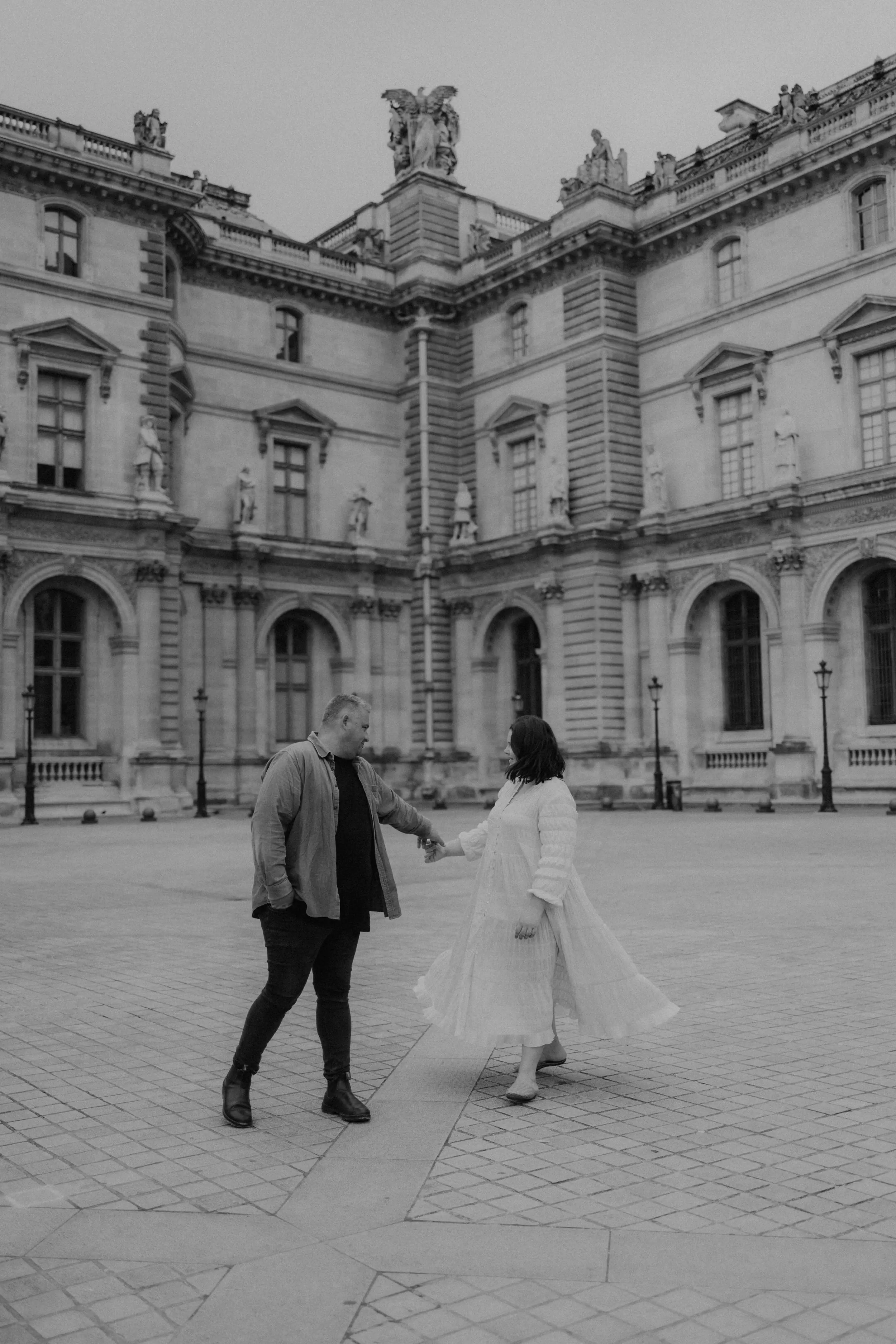 Josh Withers and Brittany Withers in Paris