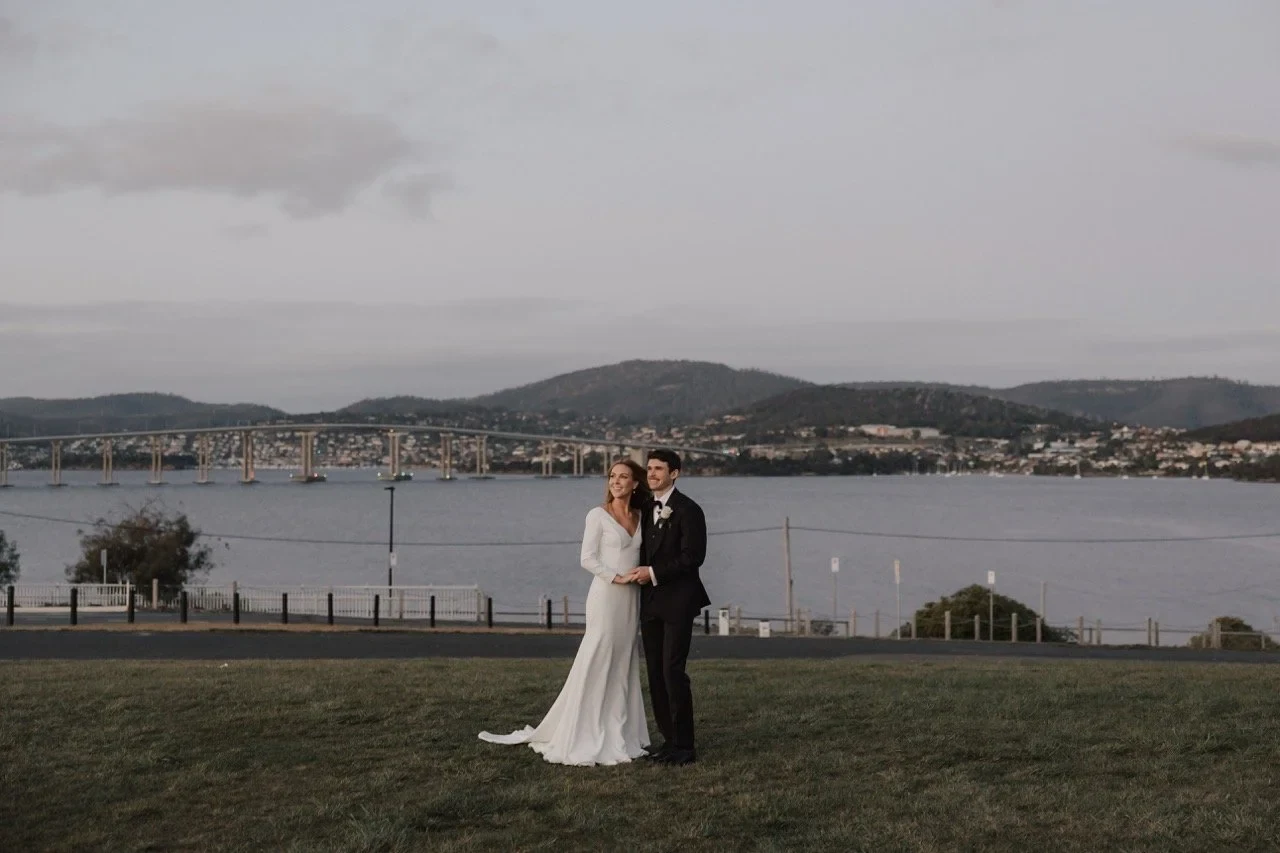 Hobart elopement locations with The Elopement Collective