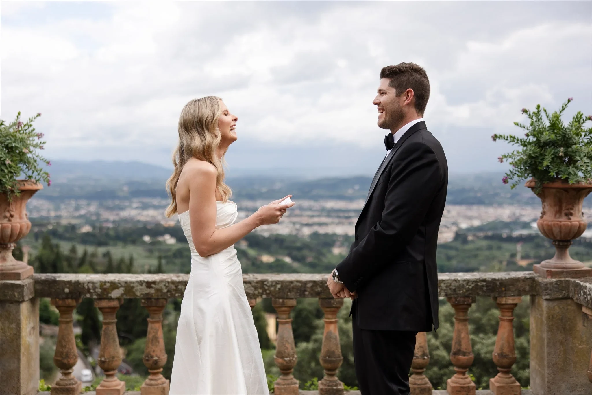 Florence, Tuscany, Italy, elopement with The Elopement Collective and House of Lucie plus celebrant Josh Withers