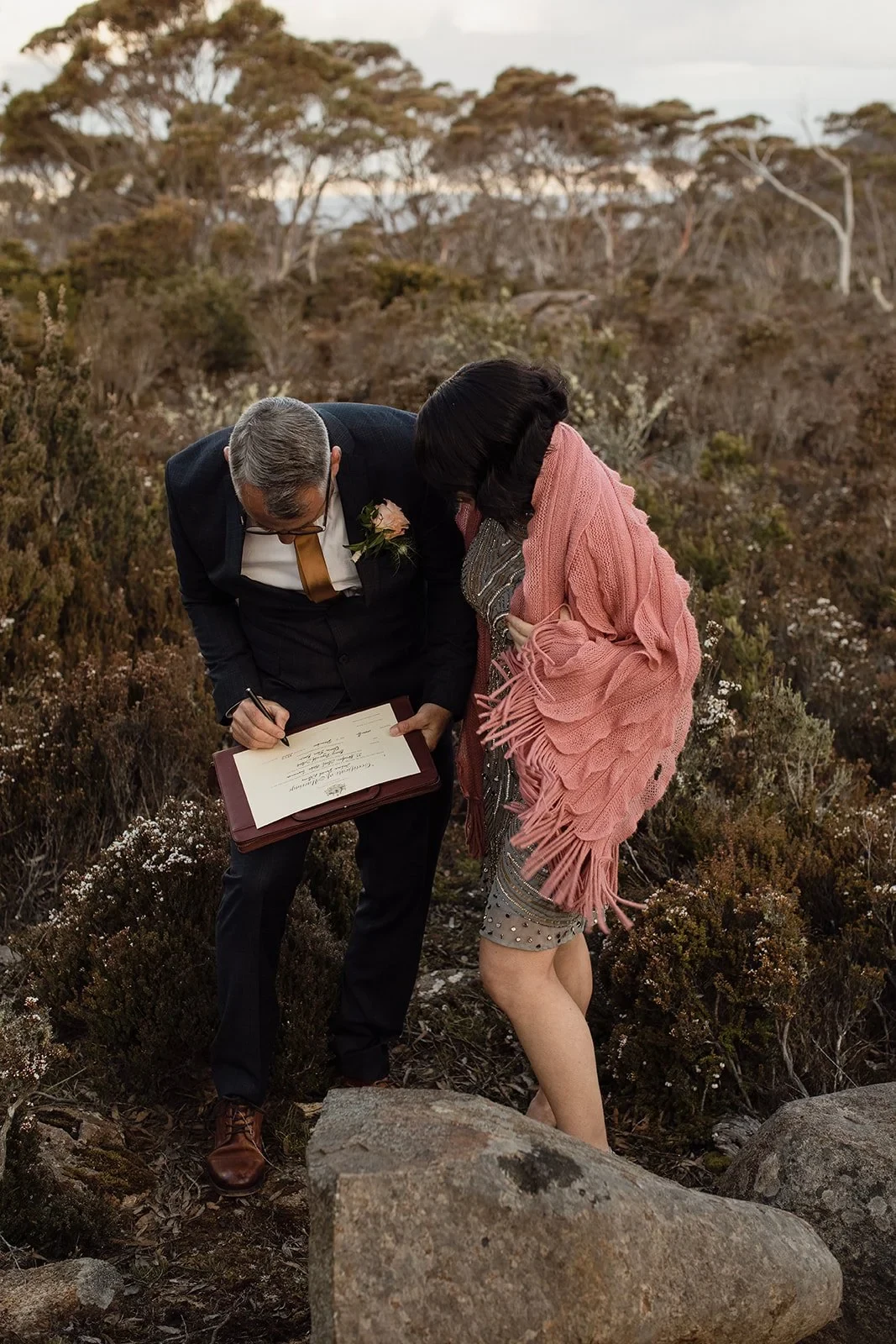 Mount Wellington/kunyani elopement locations with The Elopement Collective